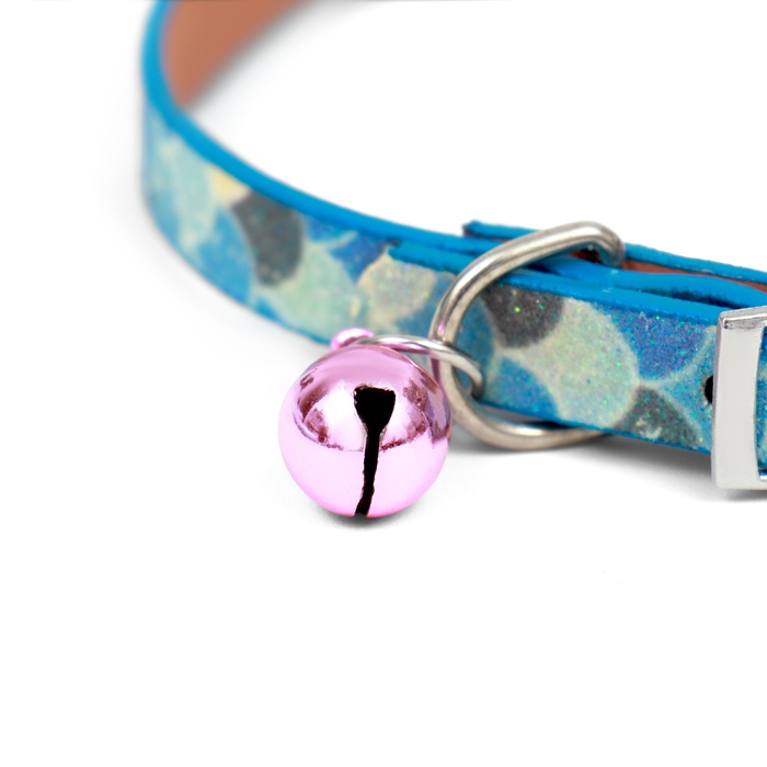 Ошейник Ошейник "Русалка", искусственная кожа, 31 х 1 см, микс цветов