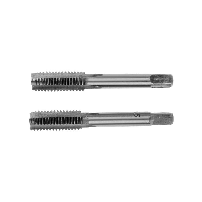 Метчики метрические ручные ТУНДРА, М10 х 1.5 мм, комплект из 2 шт. Метчики метрические ручные ТУНДРА, М10 х 1.5 мм, комплект из 2 шт.