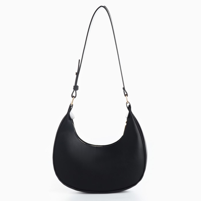 Сумка женская из искусственной кожи, 22х23х6 см, черный цвет Сумка женская из искусственной кожи, 22х23х6 см, черный цвет