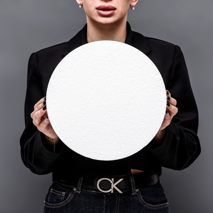 Флористическая основа из пенопласта Флористическая основа из пенопласта "Диск", 30 х 5 см