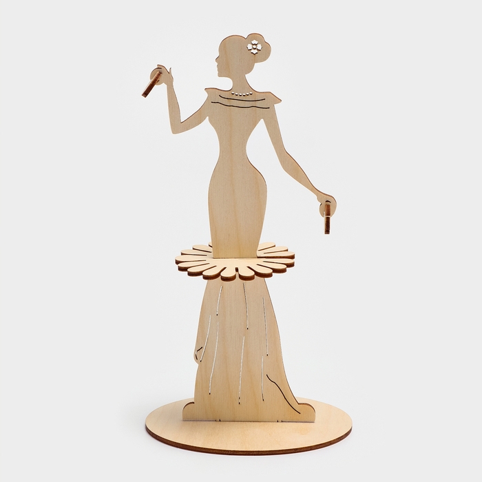 Салфетница деревянная «Статная», с держателем для чая, 25×13×13 см Салфетница деревянная «Статная», с держателем для чая, 25×13×13 см