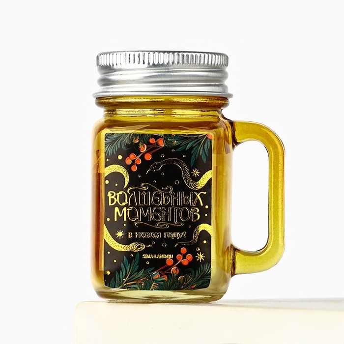 Свеча новогодняя «Волшебных моментов», на Новый год, аромат апельсин, 5,5 см х 4 х 7,3 см Свеча новогодняя «Волшебных моментов», на Новый год, аромат апельсин, 5,5 см х 4 х 7,3 см