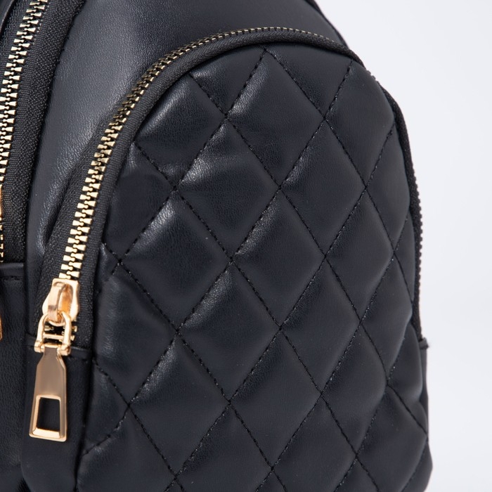 Сумка кросс-боди на молнии, цвет чёрный Сумка кросс-боди на молнии, цвет чёрный