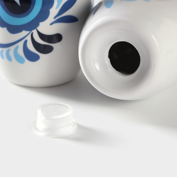 Набор для специй Доляна «Свиристель», 2 предмета: солонка, перечница, 130 мл Набор для специй Доляна «Свиристель», 2 предмета: солонка, перечница, 130 мл