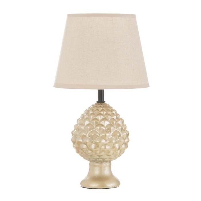 Настольная лампа Настольная лампа "Мухамера" Е27 40Вт золото 19х19х37см RISALUX