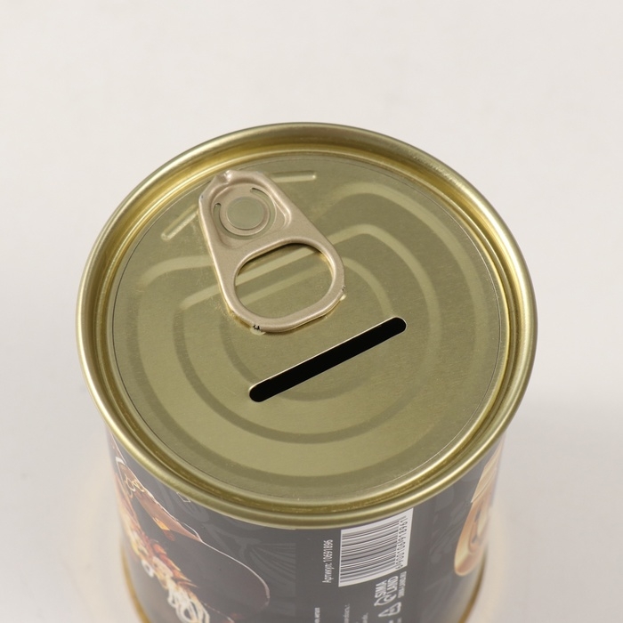 Копилка-банка металл Копилка-банка металл "Приношу удачу, делаю богаче"