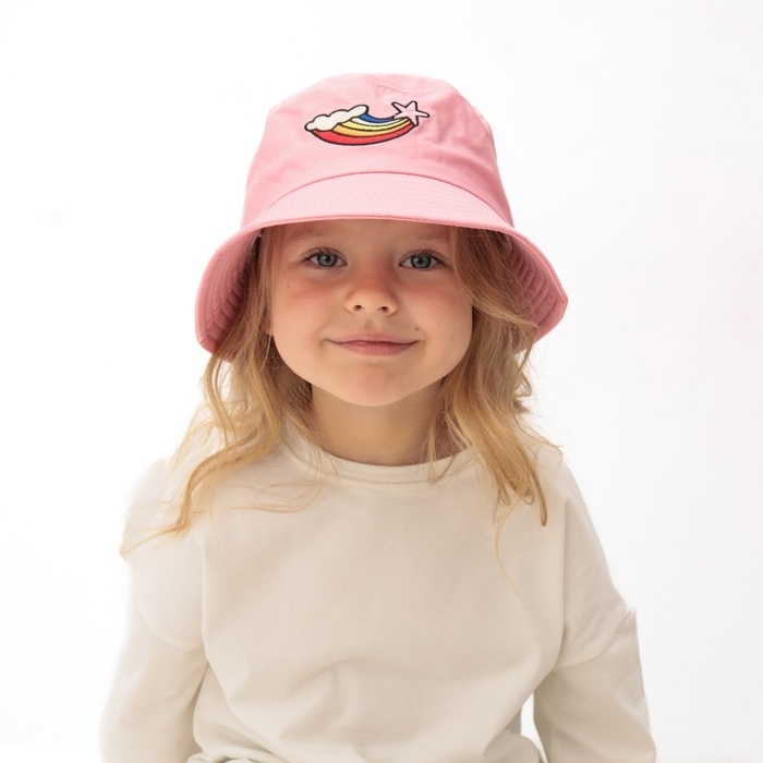 Панама для девочки Панама для девочки "Радуга" MINAKU цвет розовый, р-р 50-52