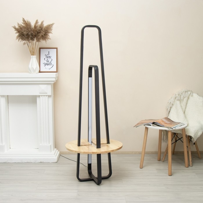 Торшер  Торшер "Лоути" LED 44Вт 4000К черный 60х60х160см