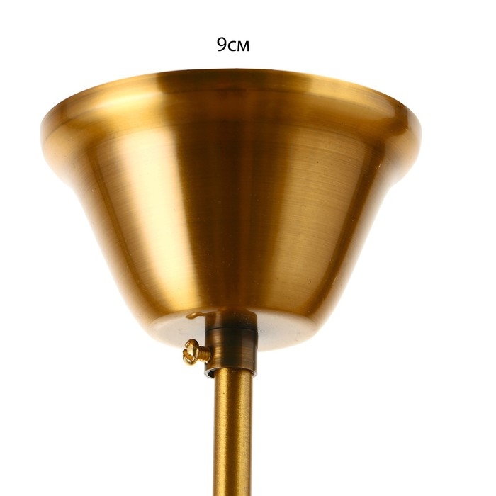 Люстра Люстра "Элимин" 3хЕ14 40Вт черно-золотой 56х75х56 см BayerLux