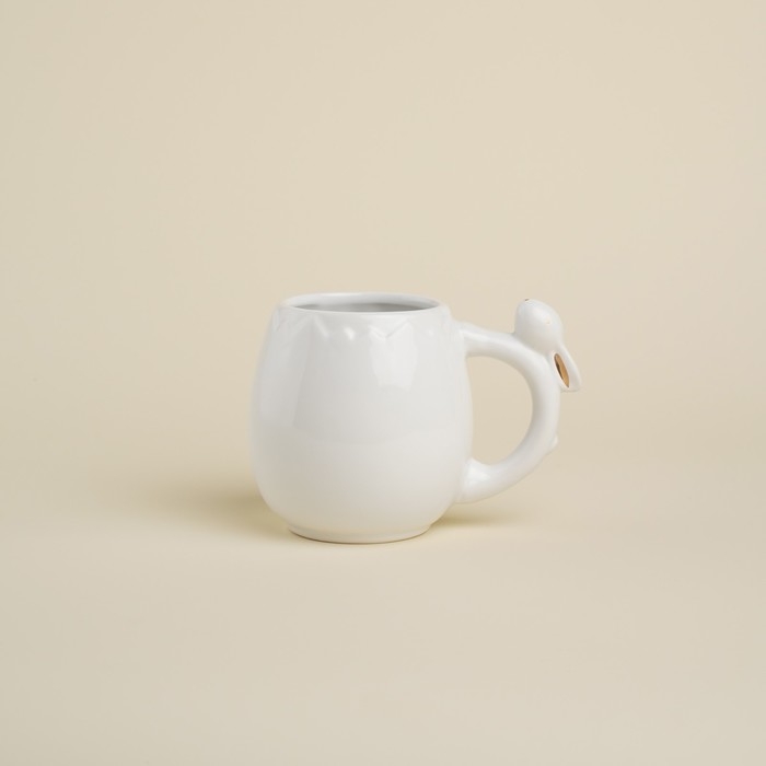 Кружка керамическая SL Home «Пасхальные кролики», 500 мл, цвет белый Кружка керамическая SL Home «Пасхальные кролики», 500 мл, цвет белый