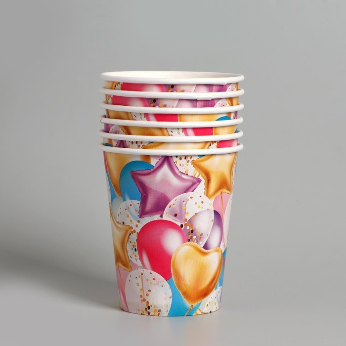 Набор бумажной посуды одноразовый Шары» Набор бумажной посуды одноразовый Шары»