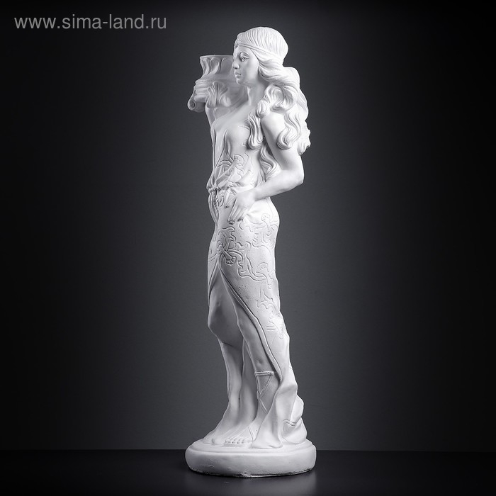 Фигура - подставка Фигура - подставка "Восточная красавица" белая, 30х27х90см