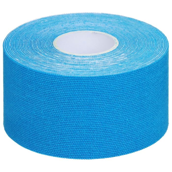 Кинезиотейп ONLYTOP, 3,8 см х 5 м, цвет голубой Кинезиотейп ONLYTOP, 3,8 см х 5 м, цвет голубой