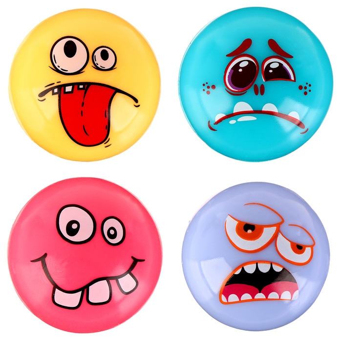 Мягкий мячик «Мордочка», виды МИКС Мягкий мячик «Мордочка», виды МИКС