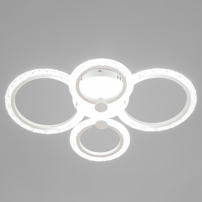 Люстра Люстра "Кольца" LED 80Вт Белый 2700-6400к 60х45х14