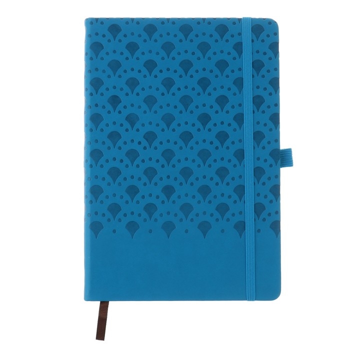 Ежедневник недатированный А5, 100 листов в клетку, на резинке, обложка кожзам, МИКС Ежедневник недатированный А5, 100 листов в клетку, на резинке, обложка кожзам, МИКС