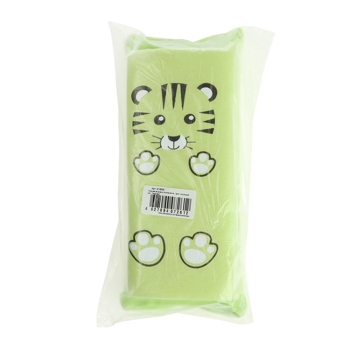 Подушка на ремень безопасности Подушка на ремень безопасности "Тигренок", салатовая