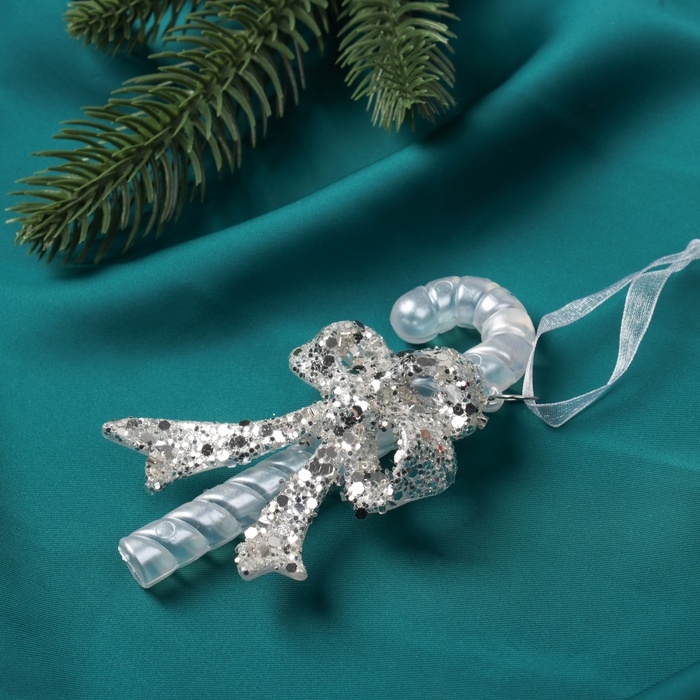 Украшение ёлочное Украшение ёлочное "Волшебная палочка " 11х5 см, прозрачный