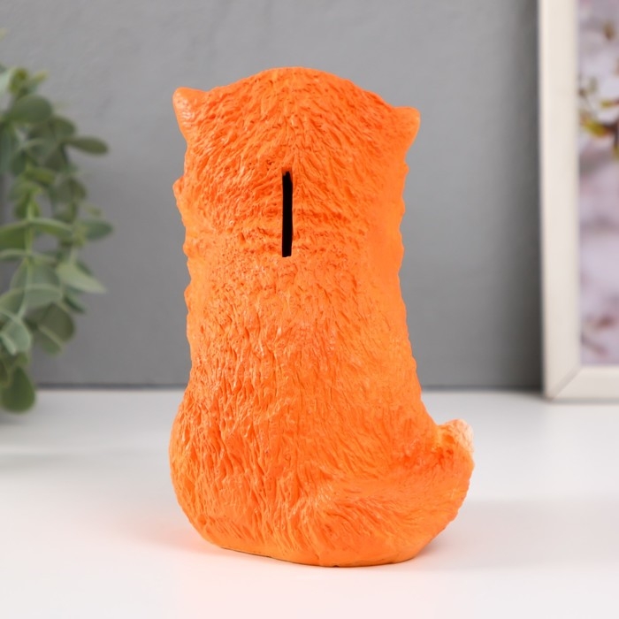 Копилка Копилка "Котенок Васька" рыжий, высота 15,5 см, ширина 10 см, длина 13,5 см