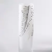 Ваза &laquo;Креман&raquo;, h=26 см, стекло, белая