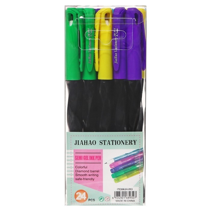 Набор шариковых ручек 24 штуки, 0,7мм, корпус спираль, масляные чернила синие, МИКС Набор шариковых ручек 24 штуки, 0,7мм, корпус спираль, масляные чернила синие, МИКС