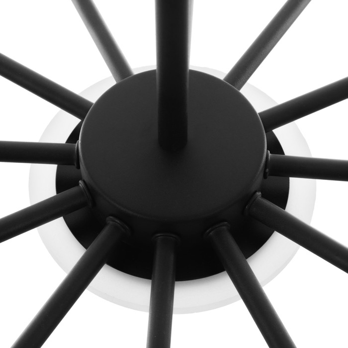 Люстра Люстра "Мирбис" 12хLED 80Вт 6хG9 черный 120х120х59см BayerLux