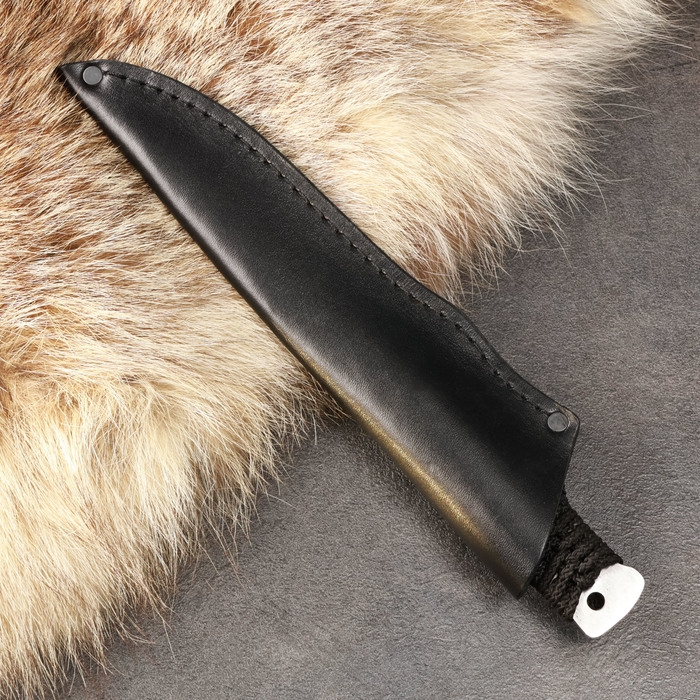 Нож кавказский Нож кавказский "Диверсант" с ножнами, сталь - 65х13, рукоять - шнуровка