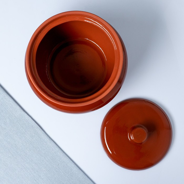 Жаровня коричневая, 3л, без ручек Жаровня коричневая, 3л, без ручек