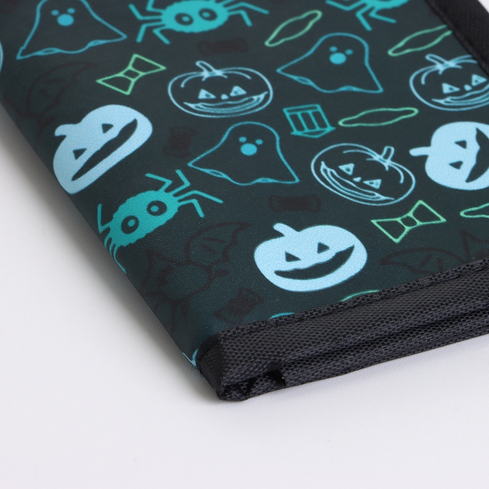 Кошелёк детский на липучке «Выбражулька», цвет тёмно-зелёный