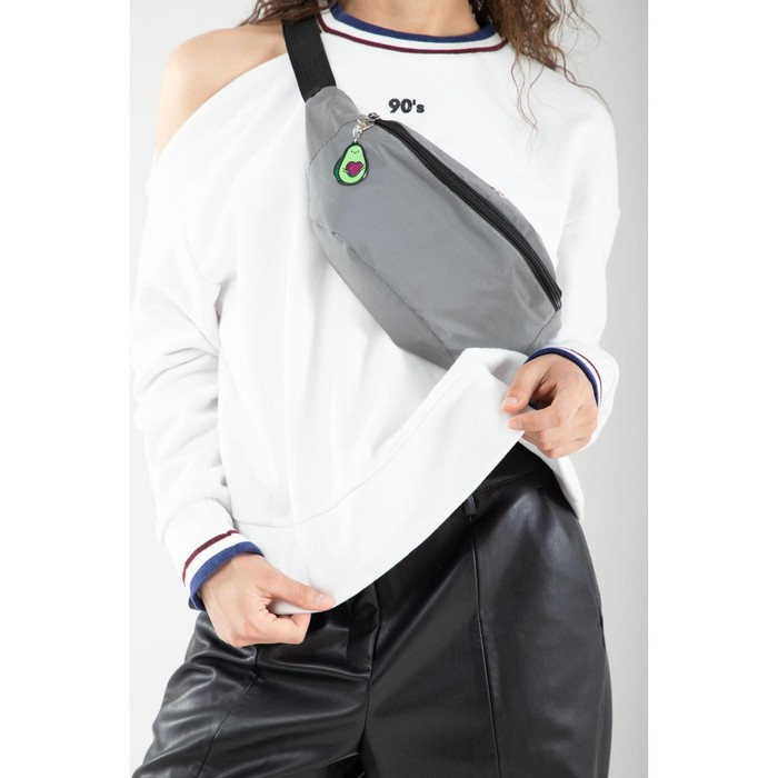 Сумка поясная светоотражающая с подвесом 35х12х5 см Сумка поясная светоотражающая с подвесом 35х12х5 см