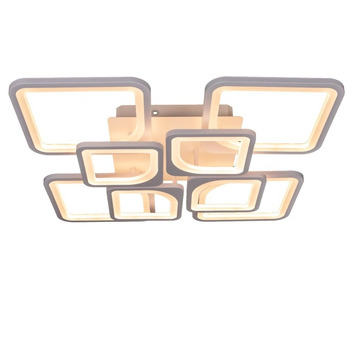 Люстра с ПДУ 59112/8WT LED 240Вт 3000-6000К диммер белый 55х55х10 см BayerLux