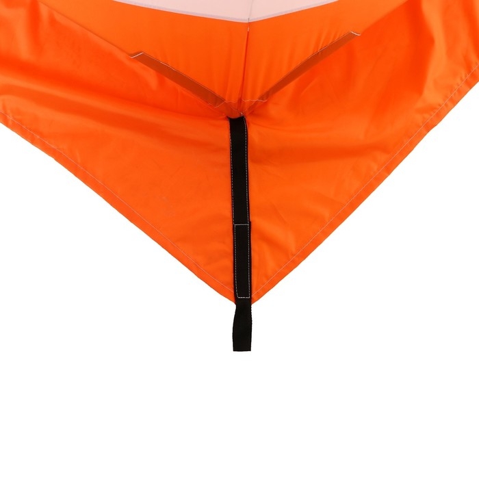 Палатка зимняя куб СЛЕДОПЫТ 1.8 х 1.8 м, ткань Oxford, цвет оранжево-белый Палатка зимняя куб СЛЕДОПЫТ 1.8 х 1.8 м, ткань Oxford, цвет оранжево-белый