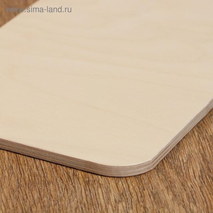 Доска разделочная деревянная  Доска разделочная деревянная "Прямоугольная", 29×18×0,8 см