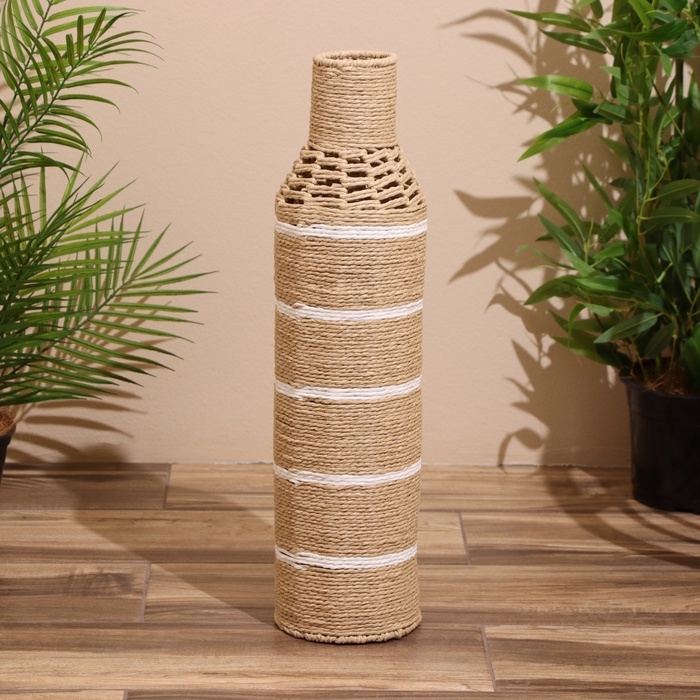 Ваза плетёная, напольная 13х13х60 см Ваза плетёная, напольная 13х13х60 см