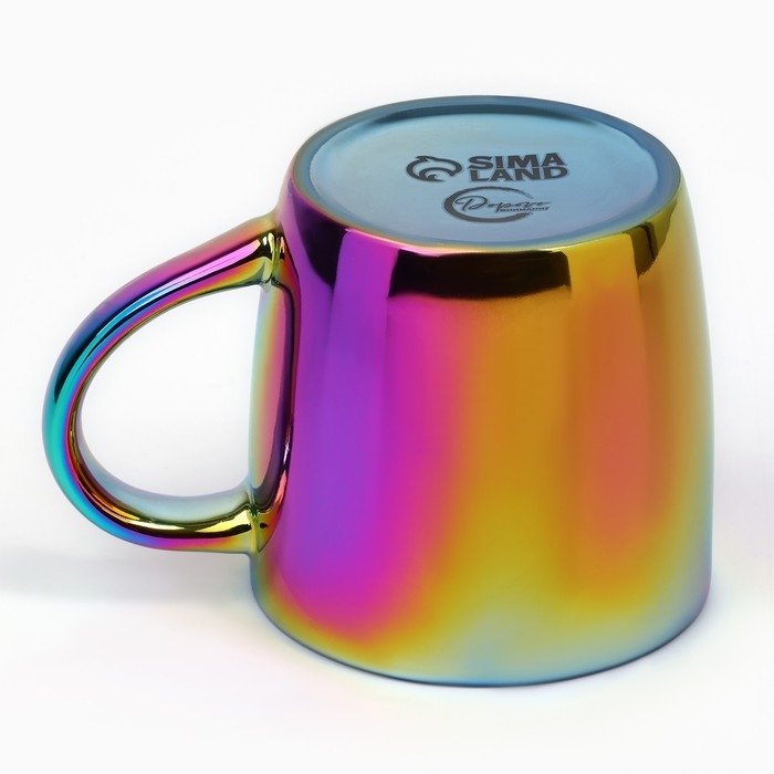 Кружка керамическая «Мир в твоих руках», 300 мл, цвет фиолетовый Кружка керамическая «Мир в твоих руках», 300 мл, цвет фиолетовый