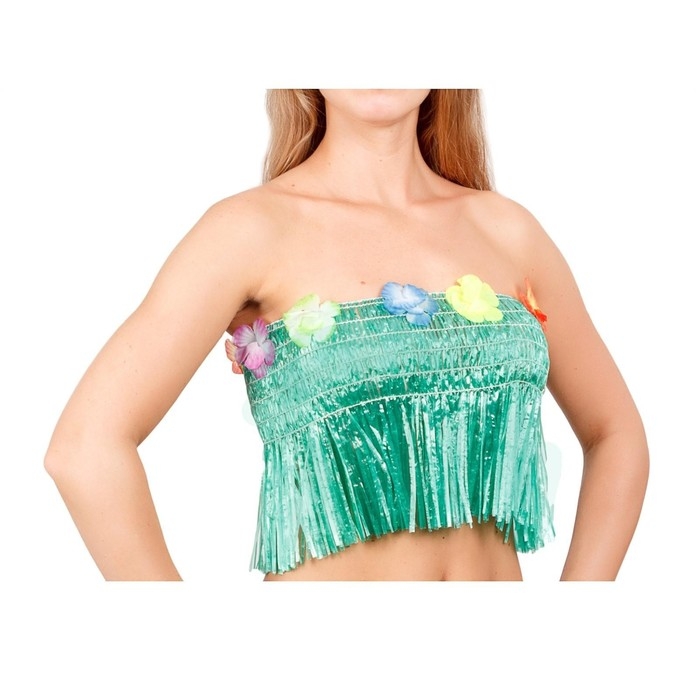 Гавайский топ «Тропики», зелёный Гавайский топ «Тропики», зелёный