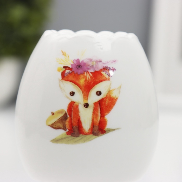 Светильник Светильник "Лисичка" 1х7Вт Е11 белый 6х7х12см