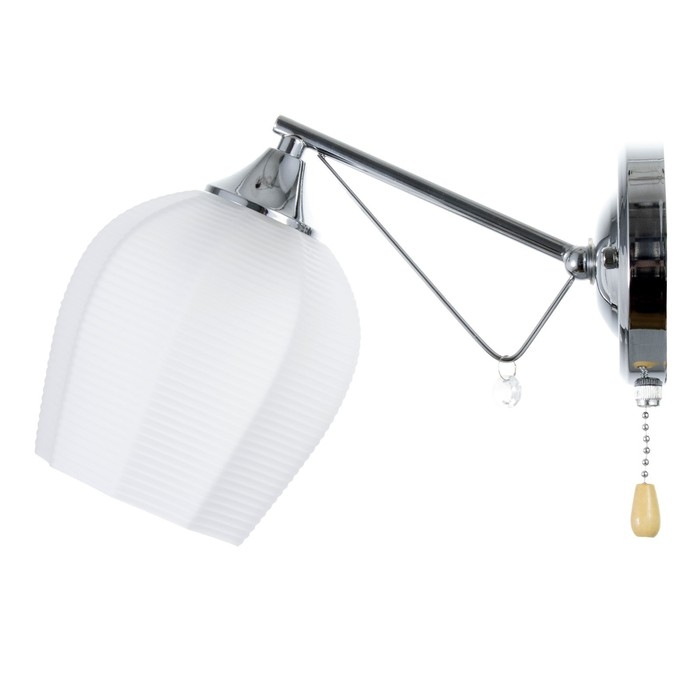 Бра "Миранда" 1хЕ27 40Вт хром28х12,5х18см