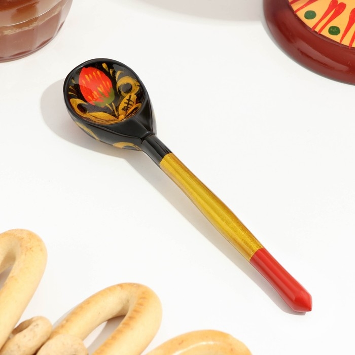 Ложка «Ягодка», 14,7×3,5 см, микс Ложка «Ягодка», 14,7×3,5 см, микс