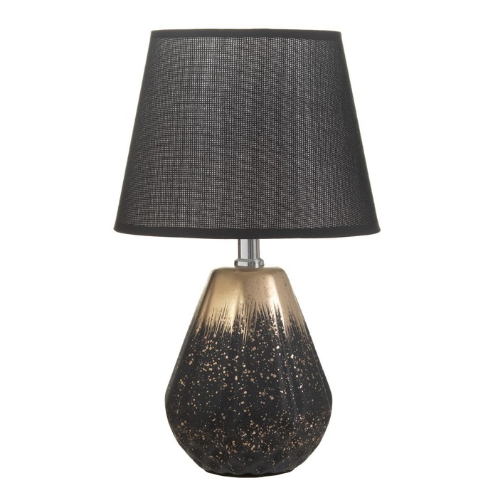 Настольная лампа Настольная лампа "Доре" 1хE14 черный 20х20х32 см RISALUX