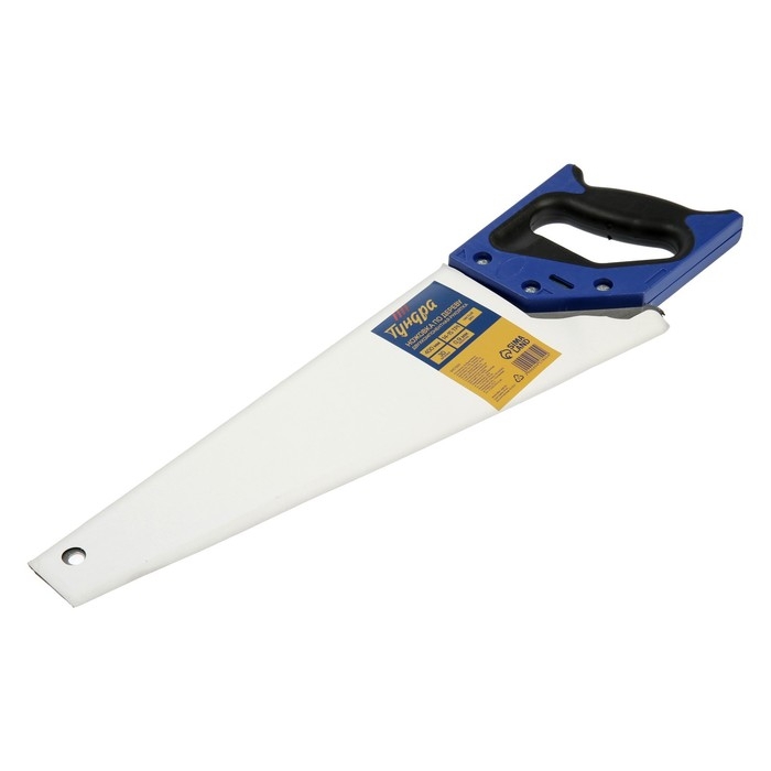 Ножовка по дереву ТУНДРА, 2К рукоятка, 3D заточка, чистый рез, 14-15 TPI, 400 мм Ножовка по дереву ТУНДРА, 2К рукоятка, 3D заточка, чистый рез, 14-15 TPI, 400 мм