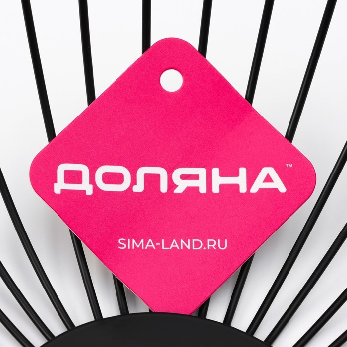 Фруктовница Доляна «Лофт», 28×28×8 см, цвет чёрный Фруктовница Доляна «Лофт», 28×28×8 см, цвет чёрный