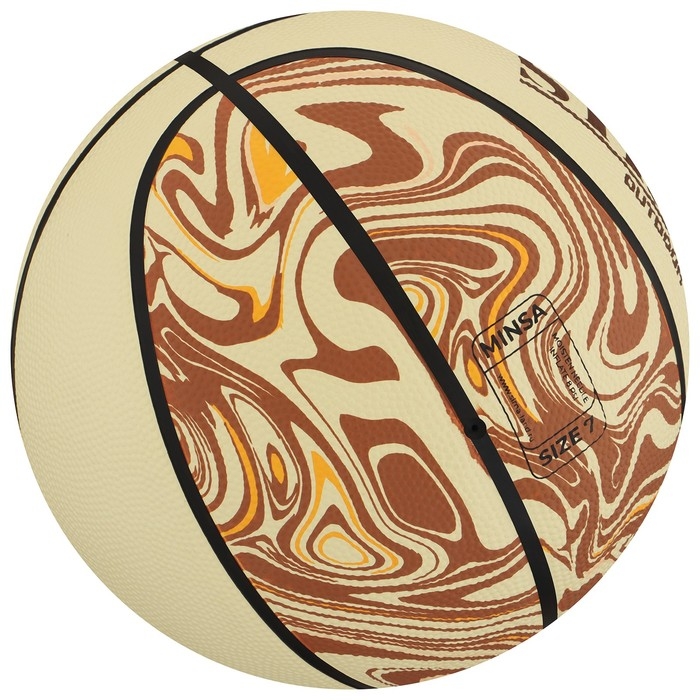 Мяч баскетбольный MINSA Street, клееный, 8 панелей, р. 7, PVC, бутиловая камера Мяч баскетбольный MINSA Street, клееный, 8 панелей, р. 7, PVC, бутиловая камера