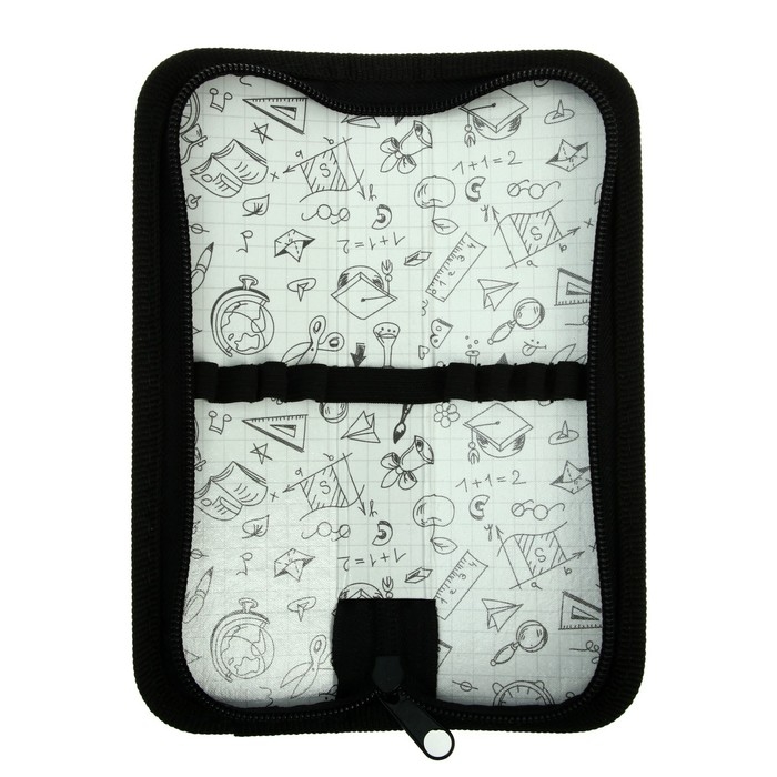 Пенал 1 секция, 60 х 190 х 30 мм, ПКЗ 01-50 Пенал 1 секция, 60 х 190 х 30 мм, ПКЗ 01-50 "Кроха", кожзам, чёрный