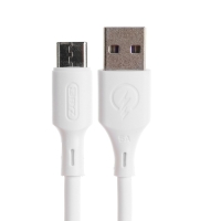 Кабель BYZ X6, Type-C - USB, 66 Вт, 5 А, 1.5 м, PD, силикон, белый