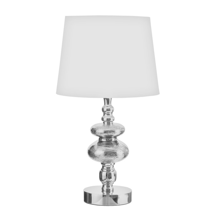 Настольная лампа Настольная лампа "Флавия" Е27 40Вт хром 25х25х44 см RISALUX