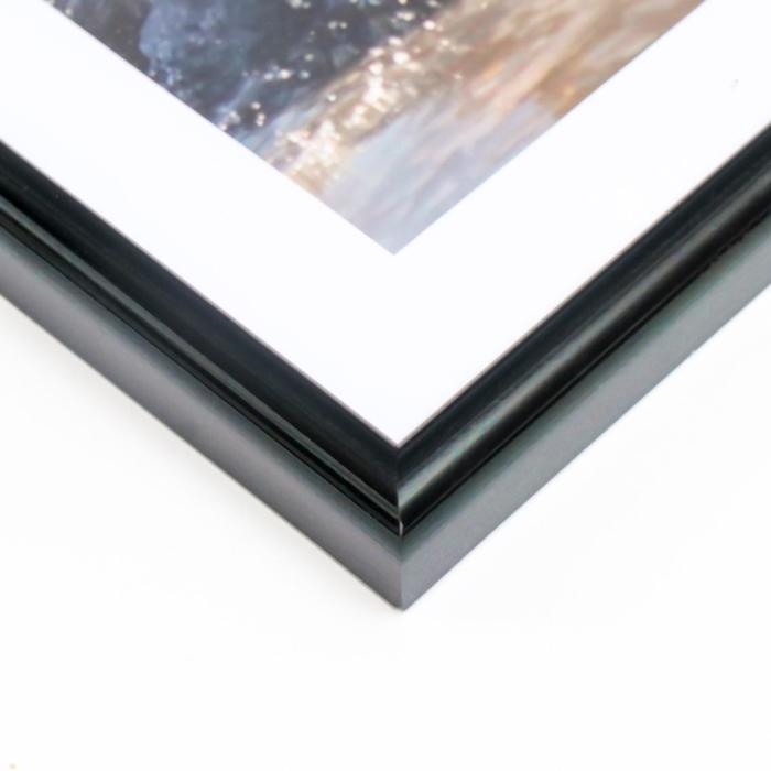 Фоторамка 30х40 45-N (Ф) черная (пластиковый экран) Фоторамка 30х40 45-N (Ф) черная (пластиковый экран)