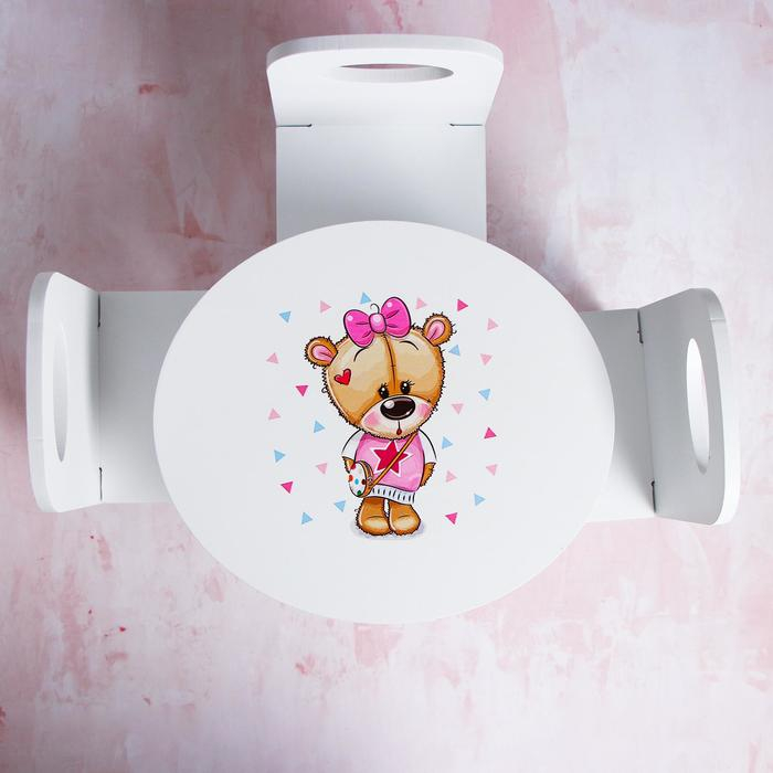 Набор стол+стулья, серия «Мишутки»