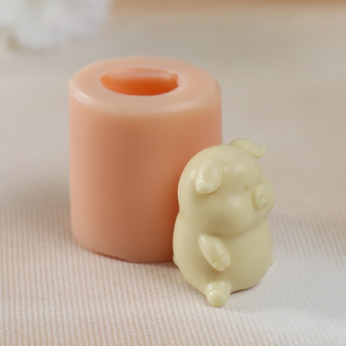 Молд силикон Молд силикон "Поросёнок" 2,5х2,3х3 см