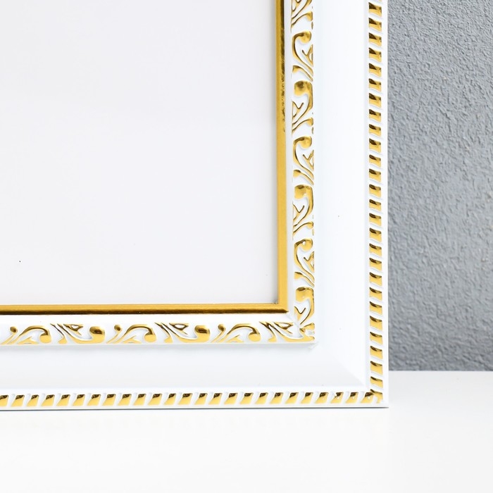 Фоторамка пластик Фоторамка пластик "МИРАМ" 40х60 см белый (пластиковый экран)